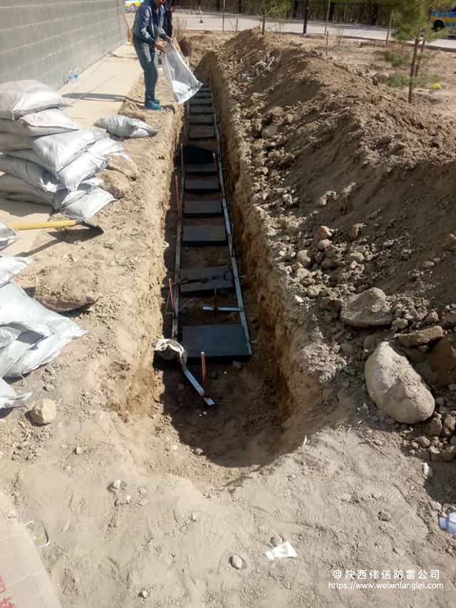 宁夏某部队1欧姆防雷接地施工 宁夏某部队1欧姆防雷接地施工