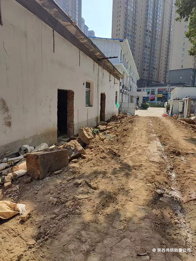 西安冶金医院1欧姆防雷街道改造