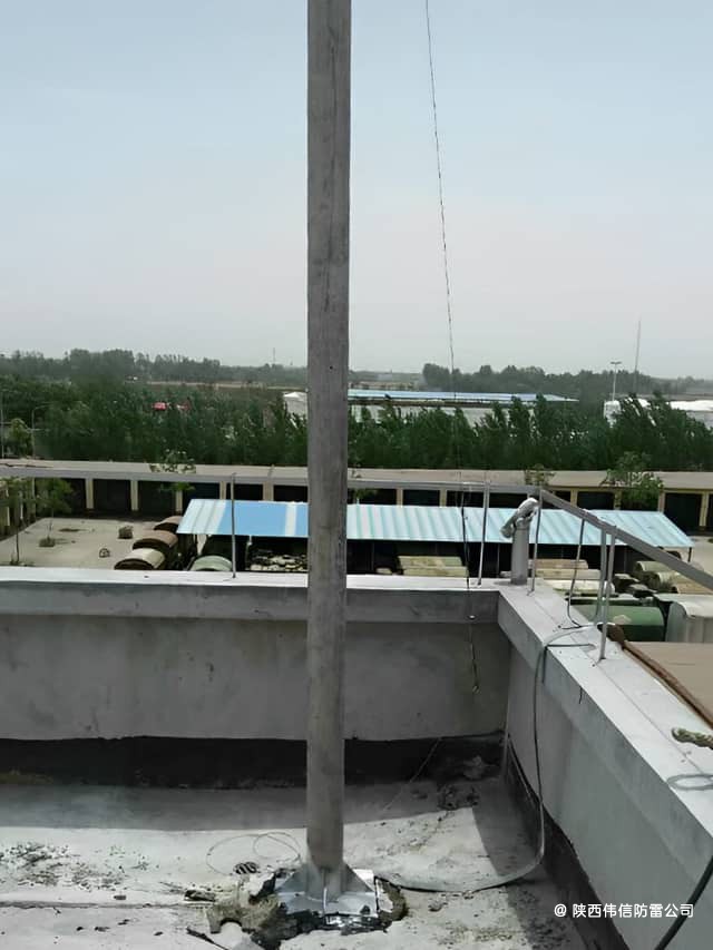 咸阳三原某导弹部队环形钢管避雷针塔安装项目 咸阳三原某导弹部队环形钢管避雷针塔安装项目
