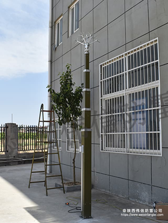 车载应急通讯方舱天线升降杆