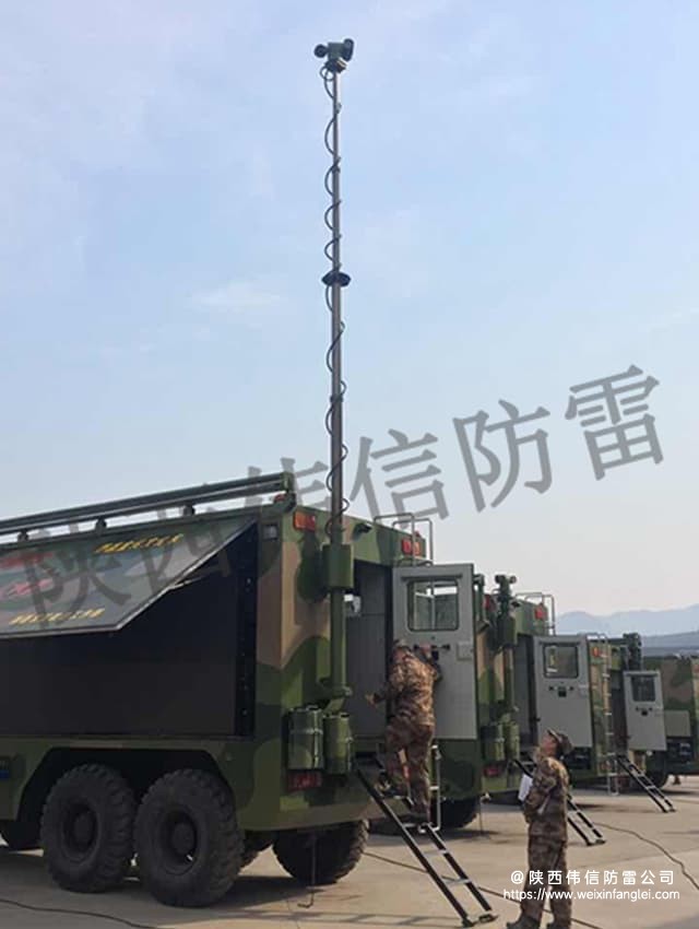 车载应急通讯方舱天线升降杆
