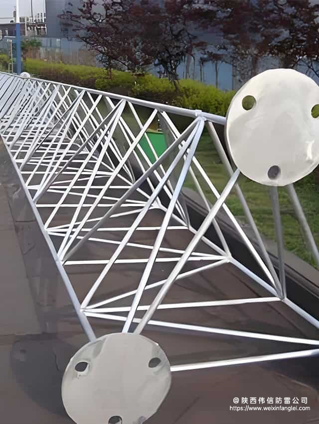 20米GJT三角形圆钢避雷针