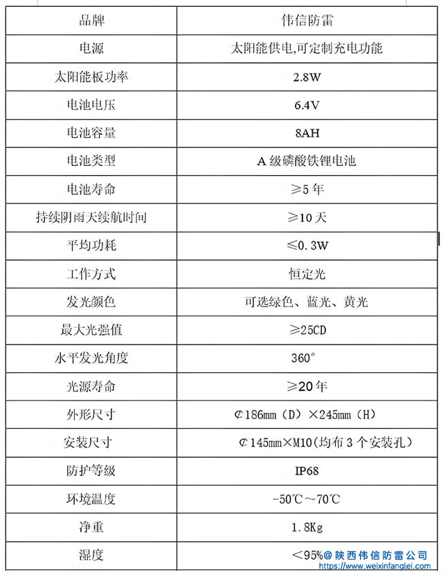 直升机停机坪立式围界灯参数