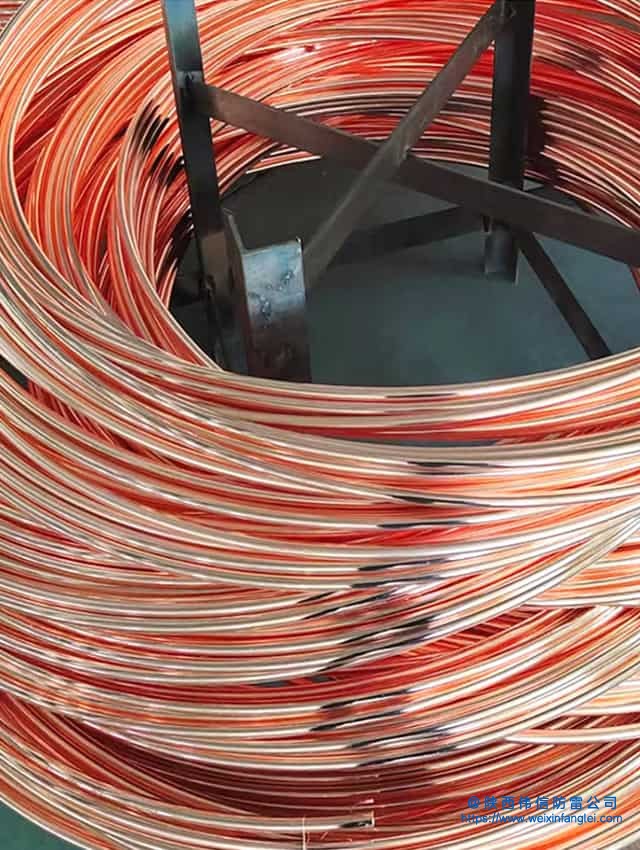 连铸铜包钢圆线