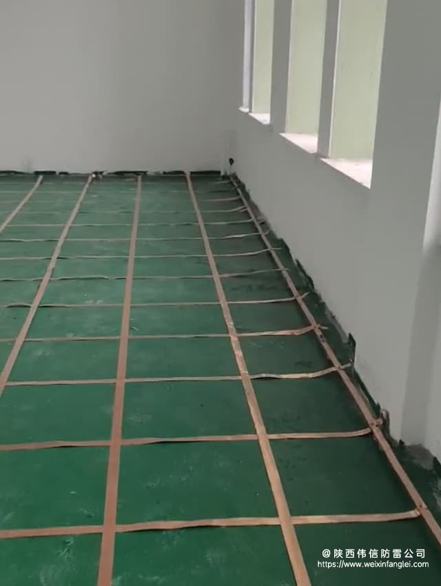 陕西西安某单位机房4欧姆综合防雷接地工程项目