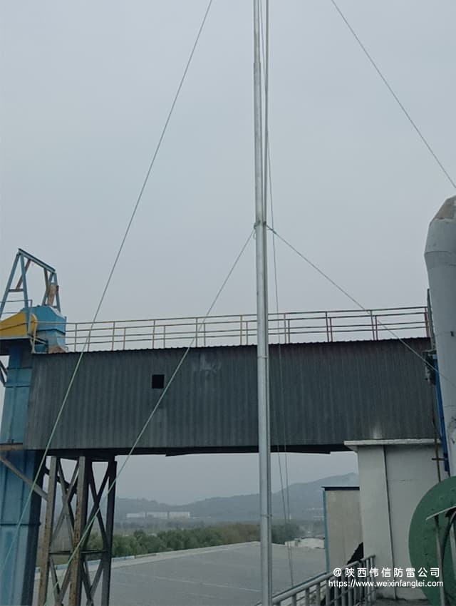 陕西省榆林市府谷县某煤矿10米绝缘避雷针安装工程项目