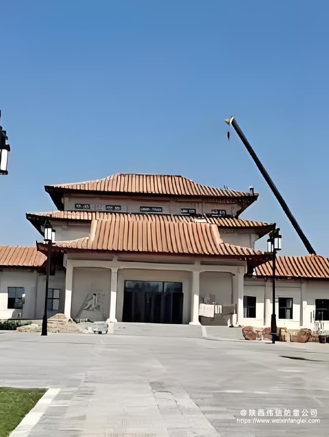山西某古建筑避雷带安装工程项目