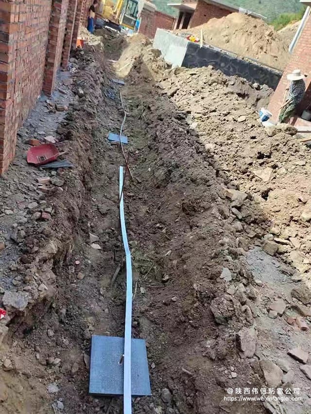陕西宝鸡15米GH环形钢管避雷塔工程项目