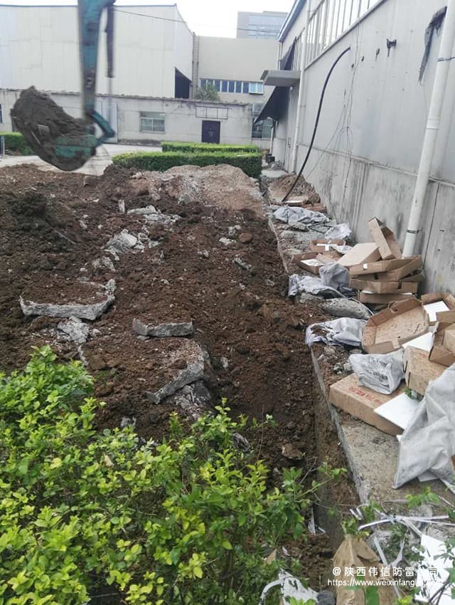 西安优来测公司厂房1欧姆防雷接地工程项目